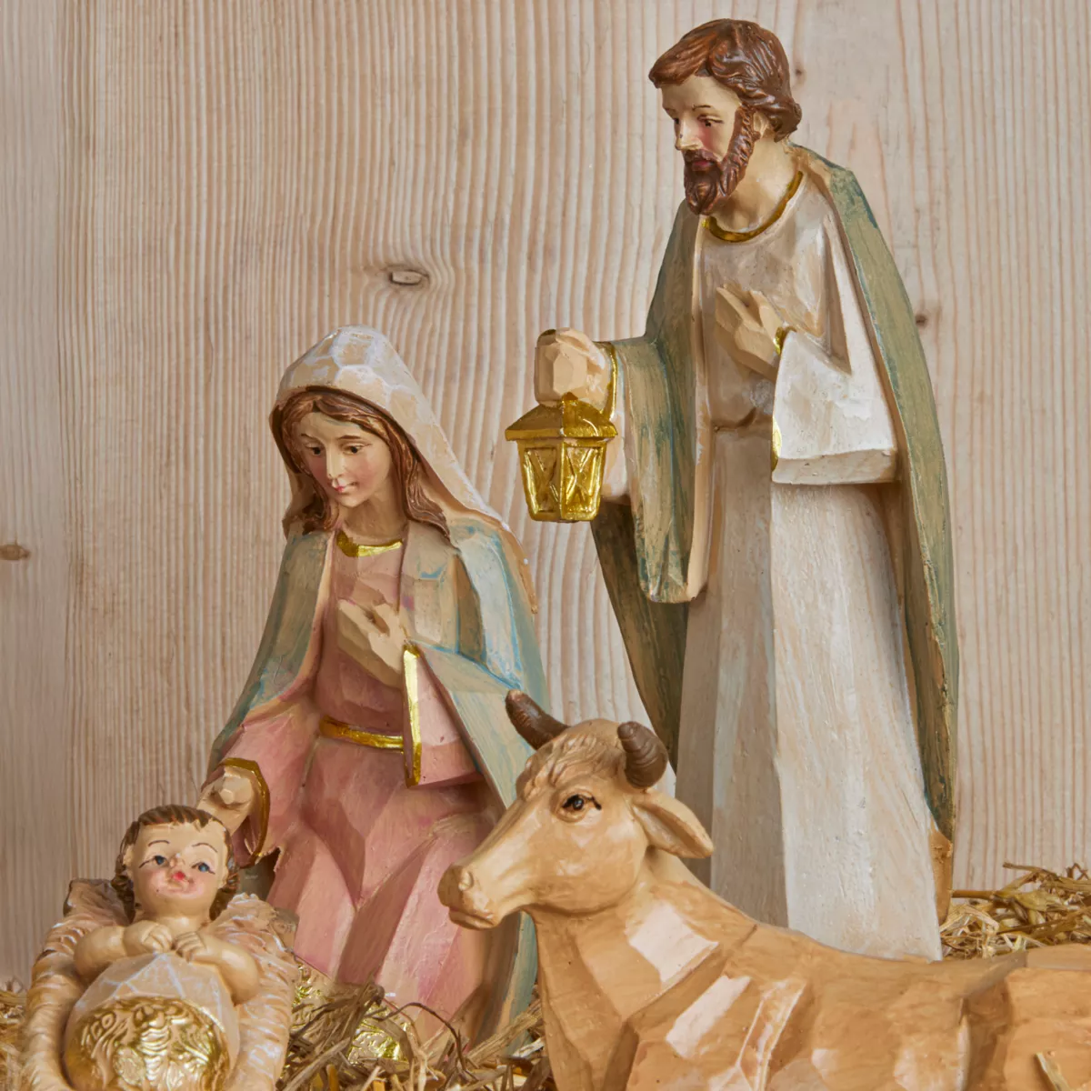 Set di 8 statuine (Altezza 20 cm) di Leonardo