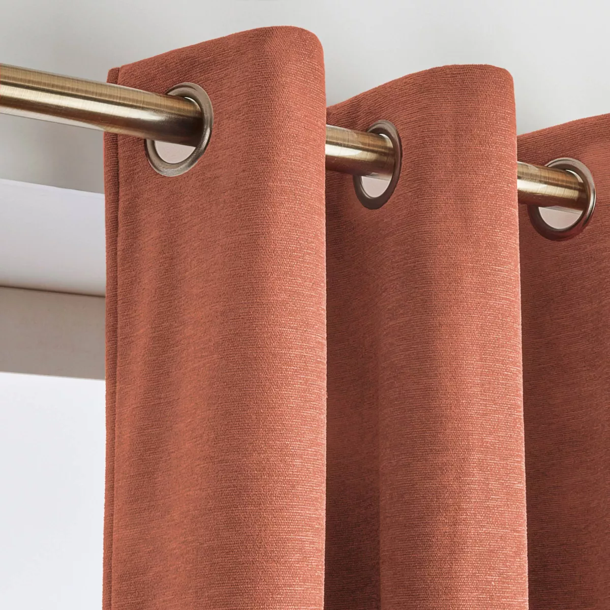 Tenda oscurante termica (280 x 240 cm) Mezzanotte Terracotta