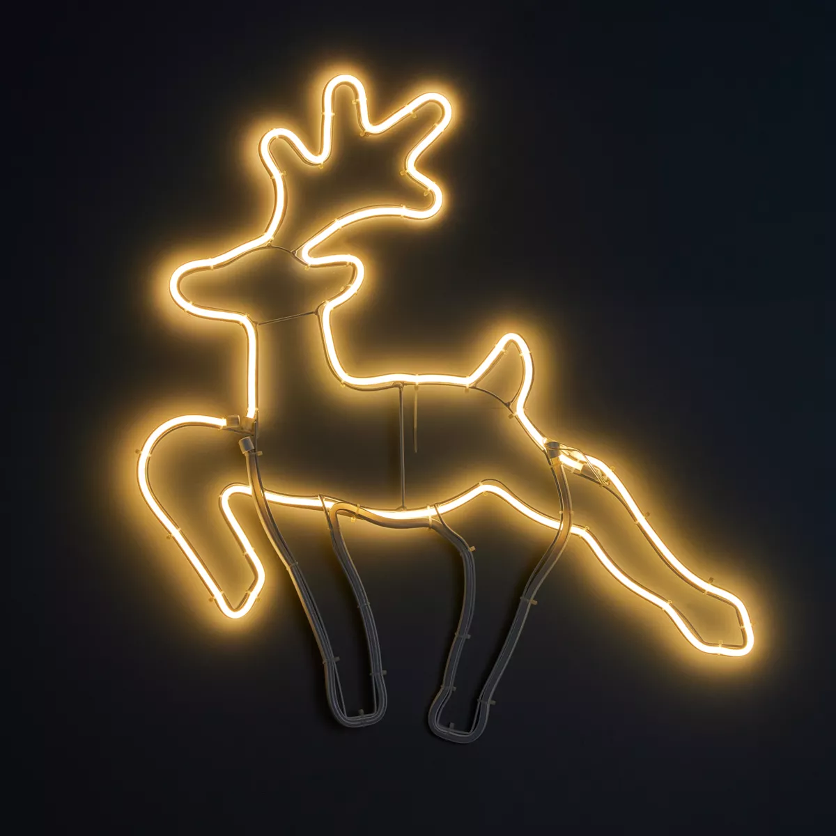 Renne de Noël lumineux 343 LED (H59 cm) Néon Moov light Blanc chaud