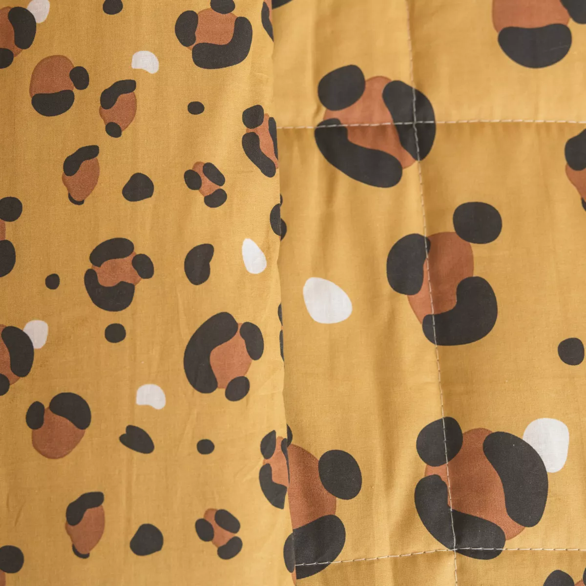 Piumone stampato per bambini in cotone (140 x 200 cm) Lola Caramel