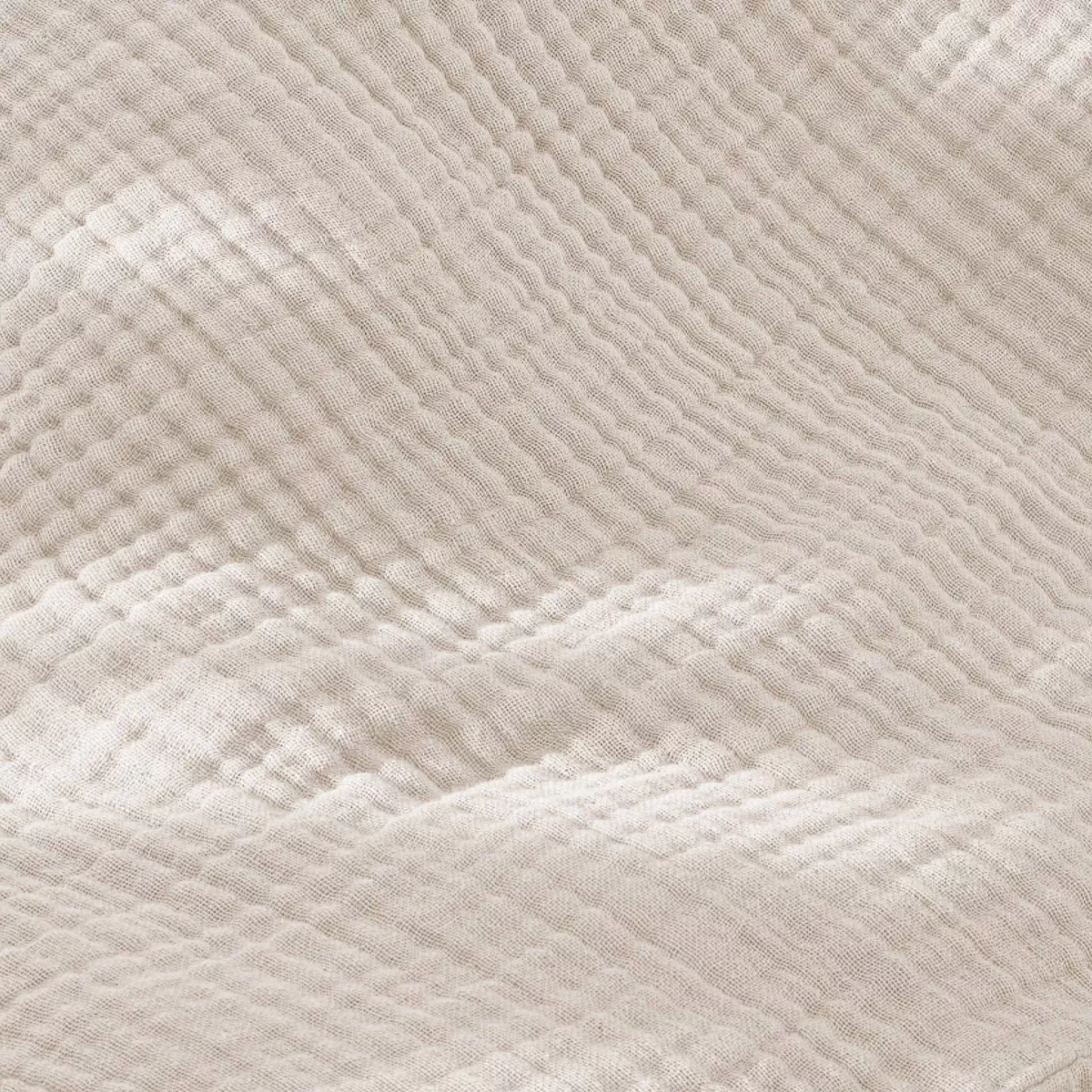 Fodera per cuscino in quadrupla garza di cotone (60 x 60 cm) Victoria x Gaïa Beige pampa