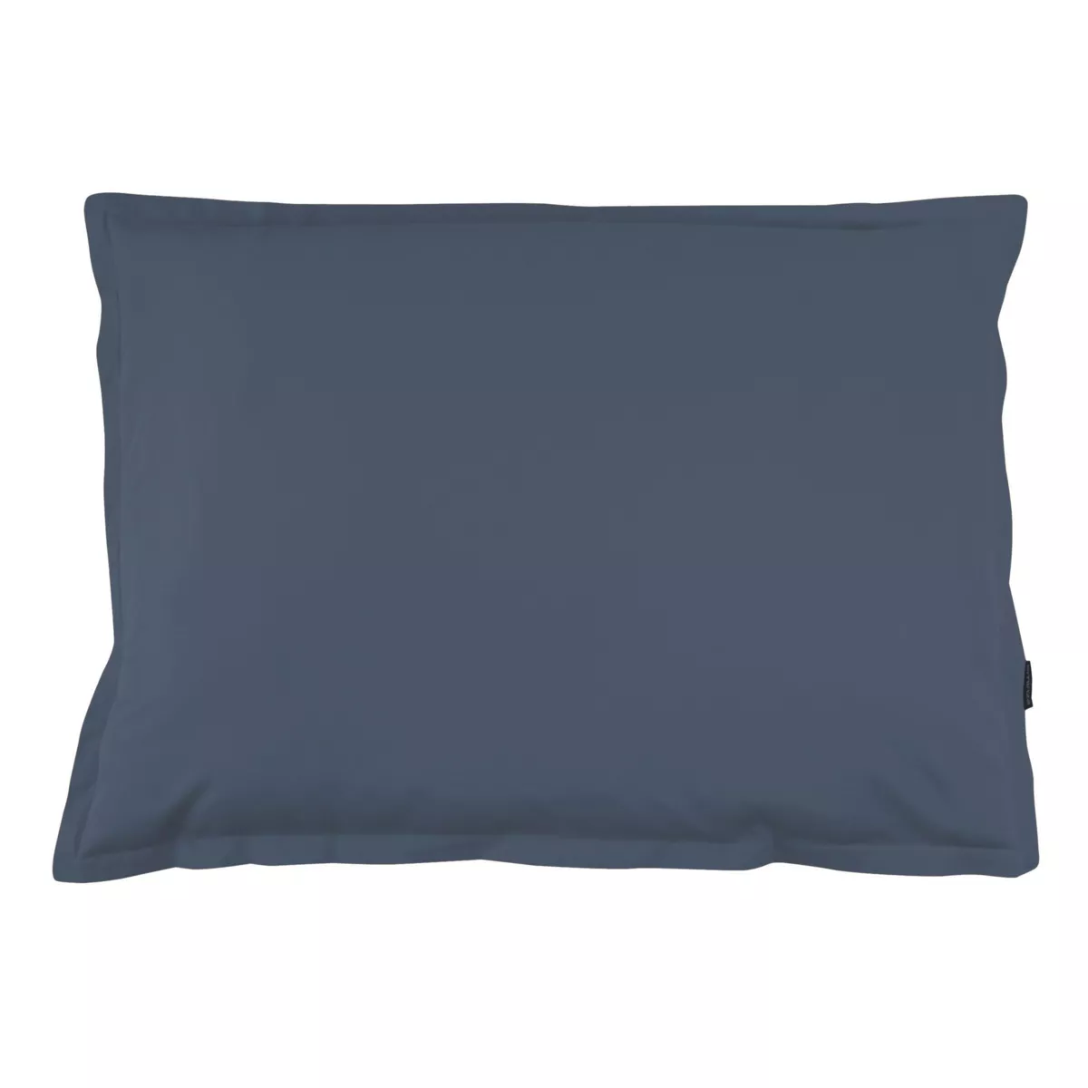 Funda de almohada rectangular de percal de algodón (70 cm) Cali Azul marino