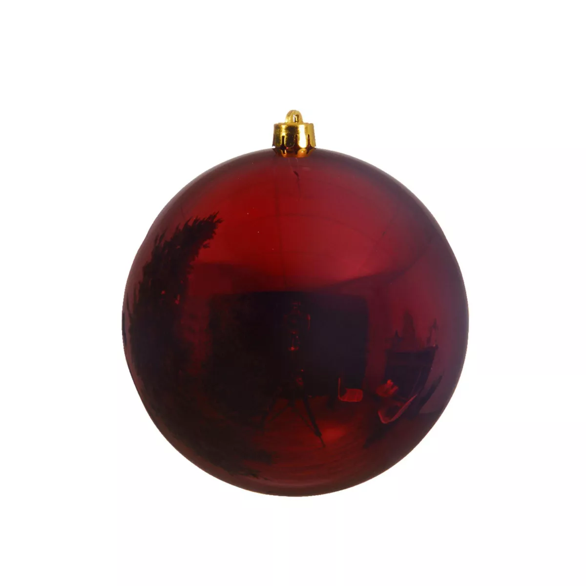 Boule de Noël (D140 mm) Alpine Bordeaux 1