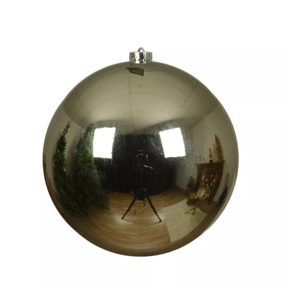 1 Boules incassable brillant ALPINE dia20.00cm vert romarin