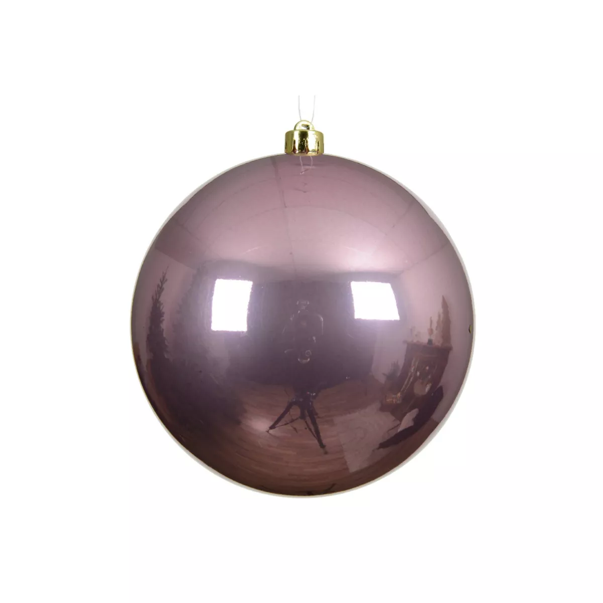 Weihnachtskugel (D140 mm) Alpine Altrosa