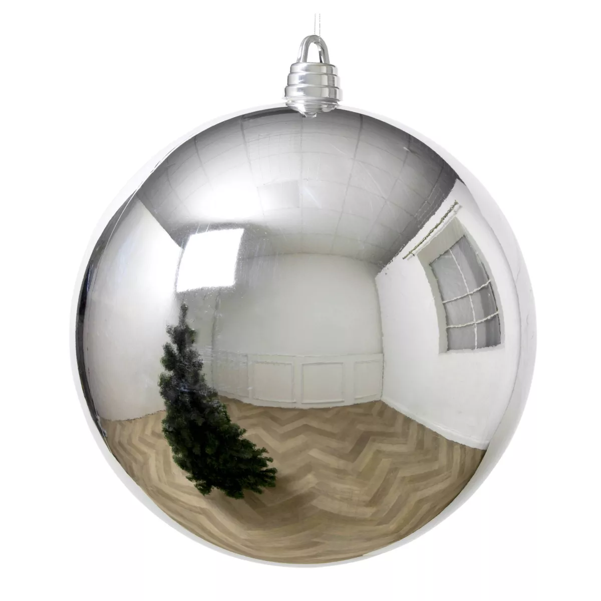 Pallina di Natale (D400 mm) New Alpine XXL Argento 2