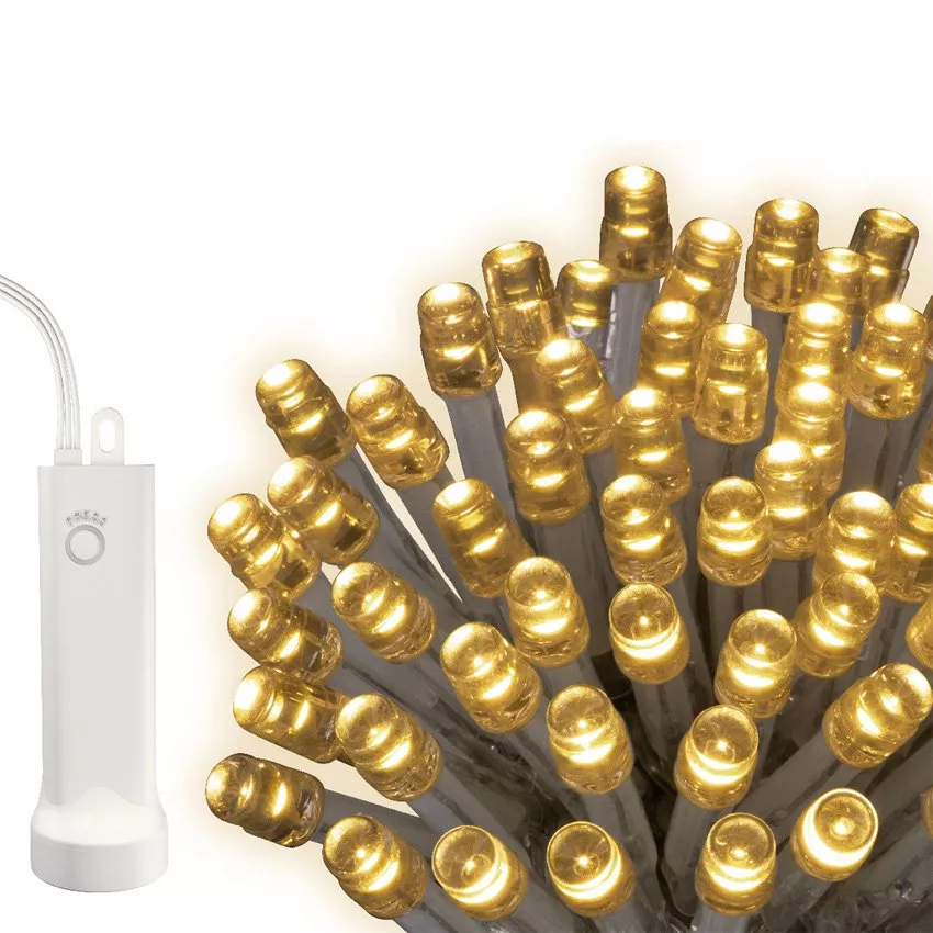 Guirlande lumineuse Durawise à piles 14,30 m Blanc chaud 192 LED CT 5