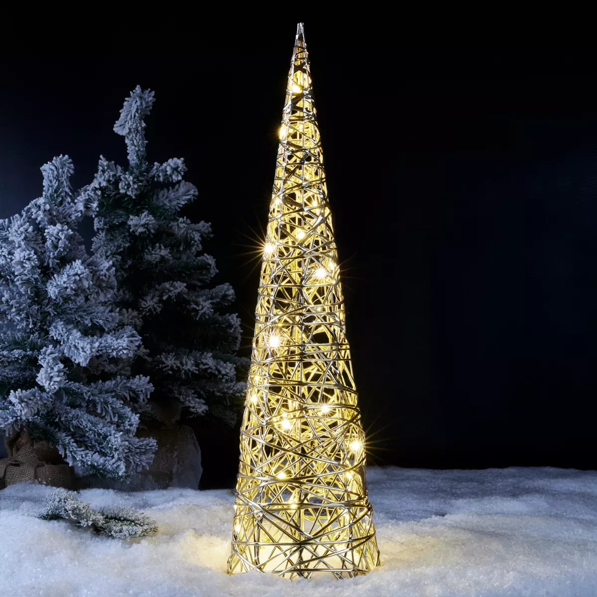 CïNE 60CM AVEC LED CHAMPAGNE