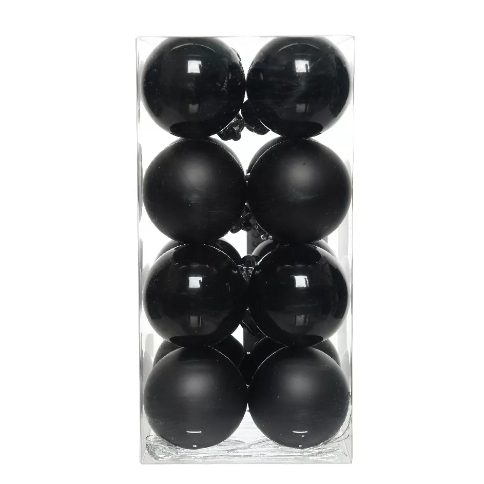 Set di 16 palline di Natale (D40 mm) Aravis Nero