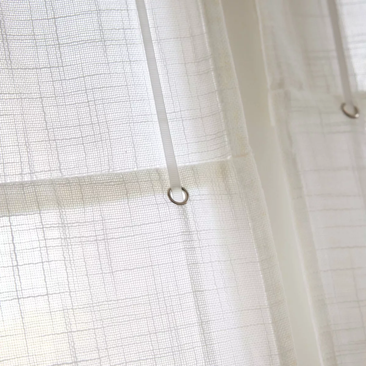 Tenda a pacchetto passante per bastone (60 x 180 cm) Robin Bianco