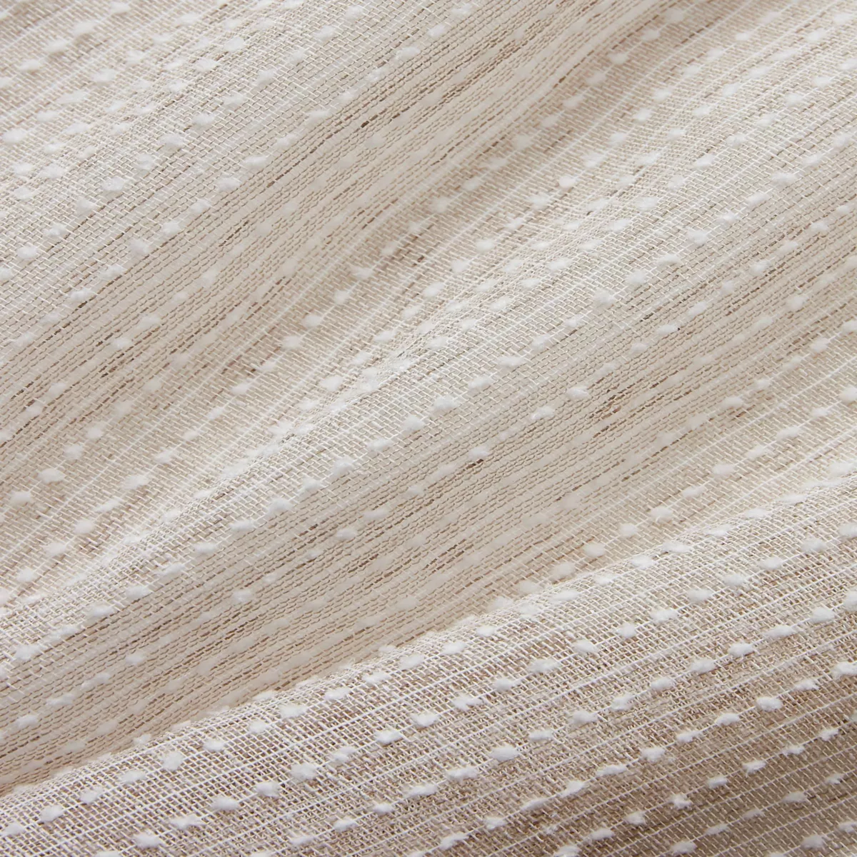 Paire de voilages passe-tringle (70 x 200 cm) Arthur Beige