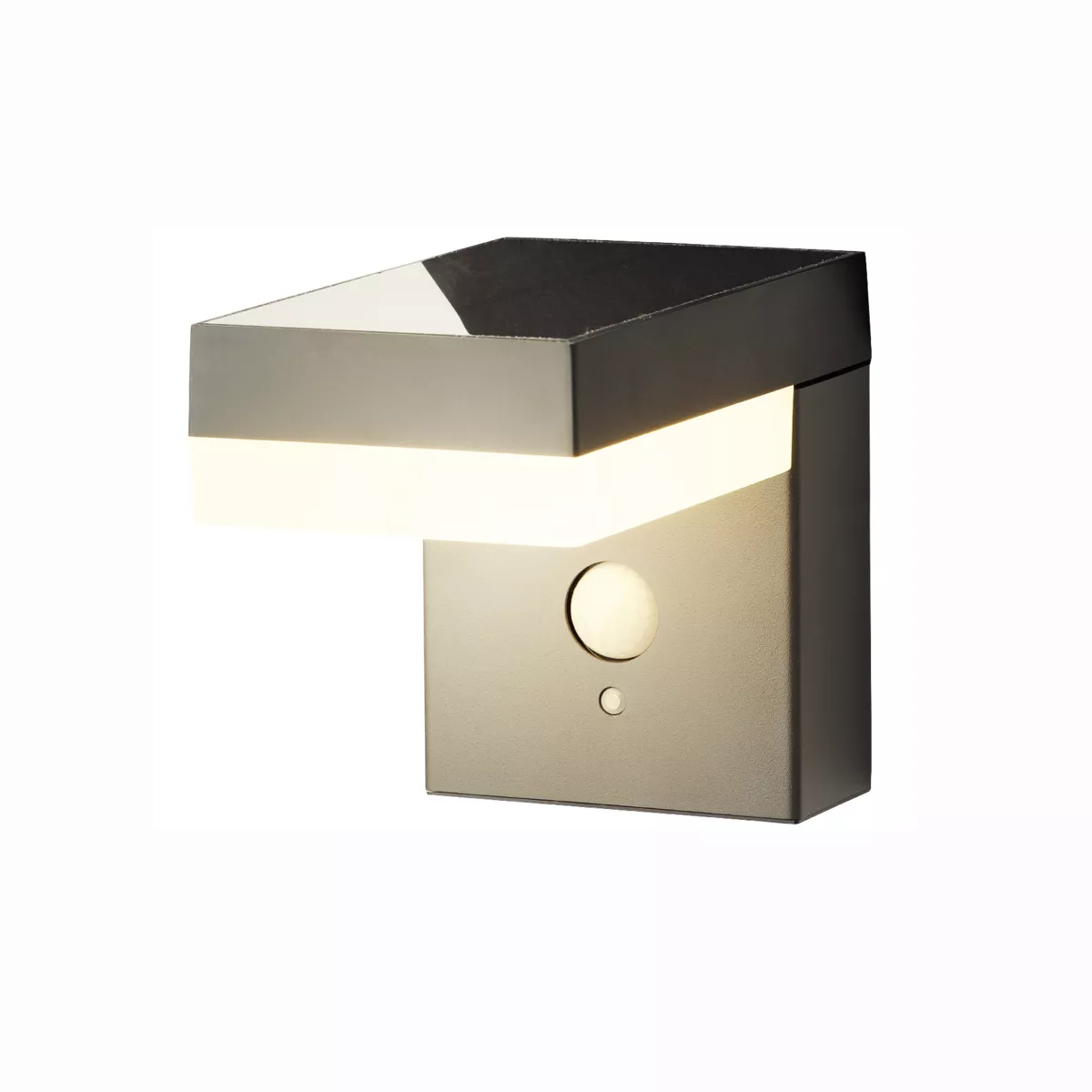 Lampada solare da parete 600 lumen (H12,5 cm) Elite Grigio antracite