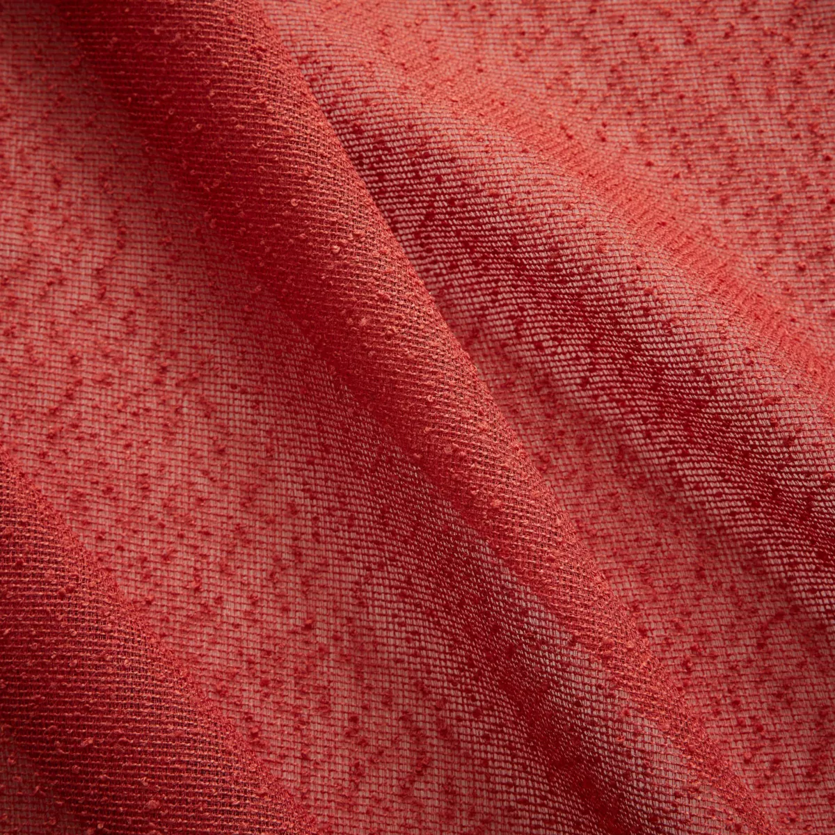 Tenda regolabile Eliott Terracotta a effetto bouclé (140 x max 300 cm)
