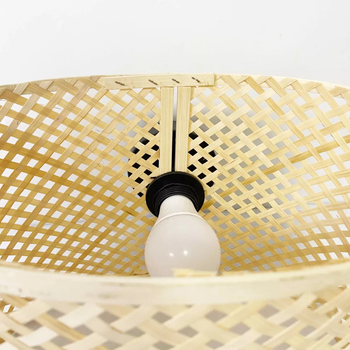 Lampada da parete in bambù (H34 cm) Cadiz Naturale