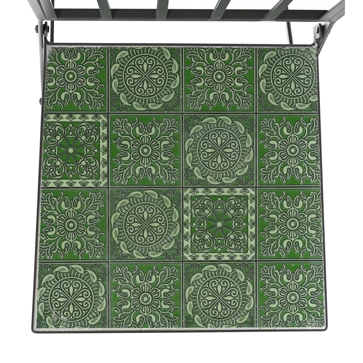 Bistro chair aveiro mosaic stone outdoor 
 anthracite L38.00-W52.00-H91.50cm 