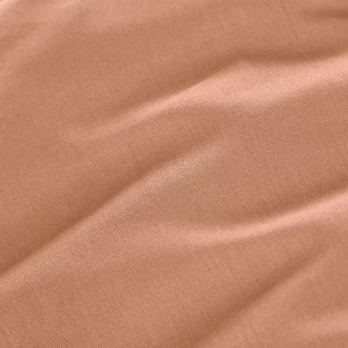 Sábana bajera de percal de algodón (90 x 190 cm) Cali Rosa Albaricoque