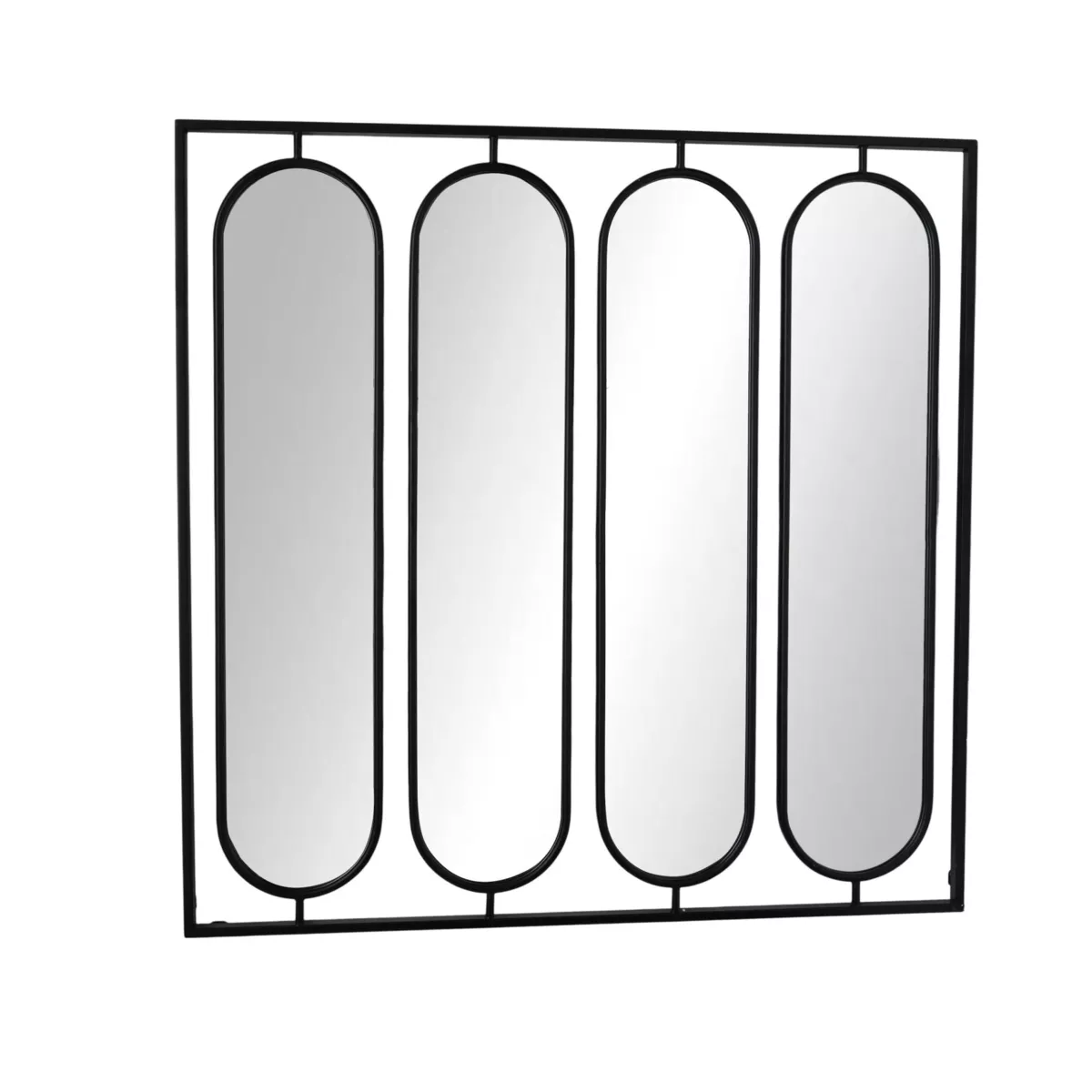 Grande specchio da parete (127 cm) Indio Nero