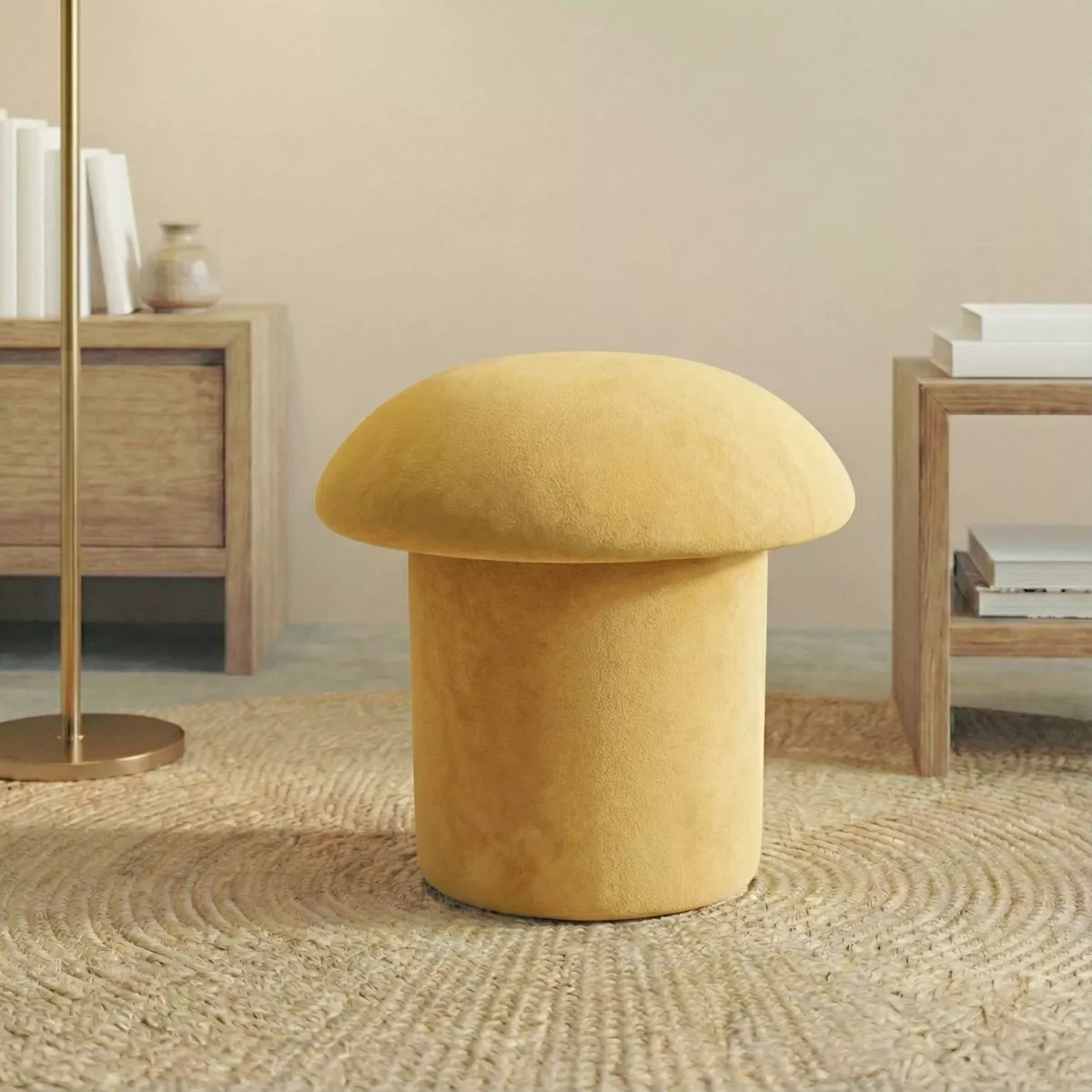 Pouf (H45 cm) Maryline Orange