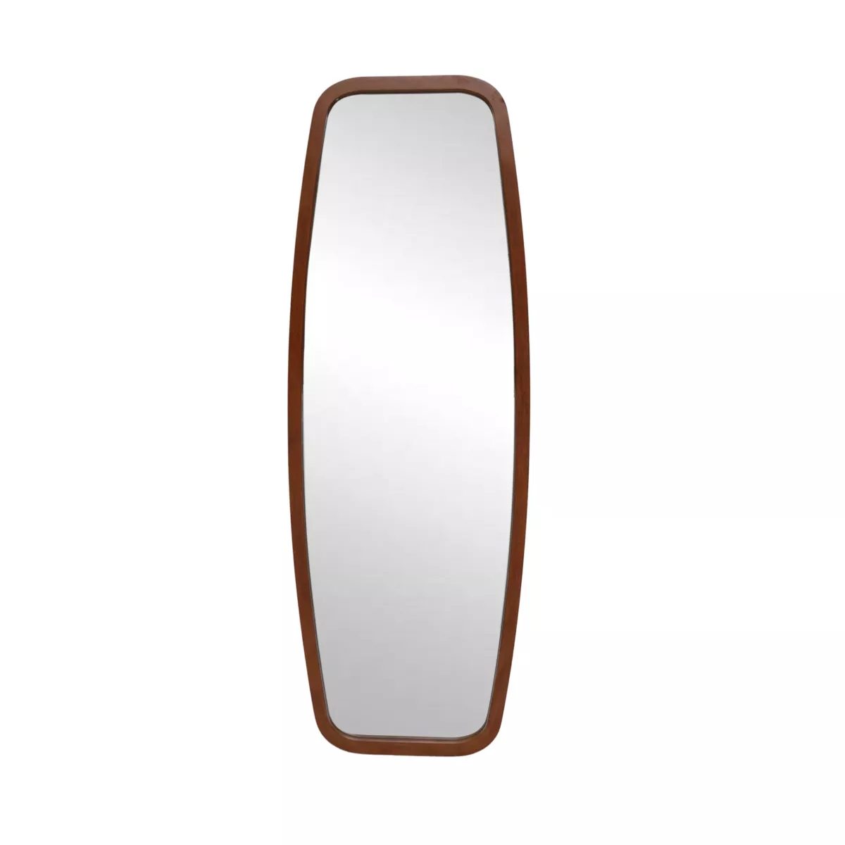 Grande specchio da parete con cornice in legno (170 cm) Amarino Marrone
