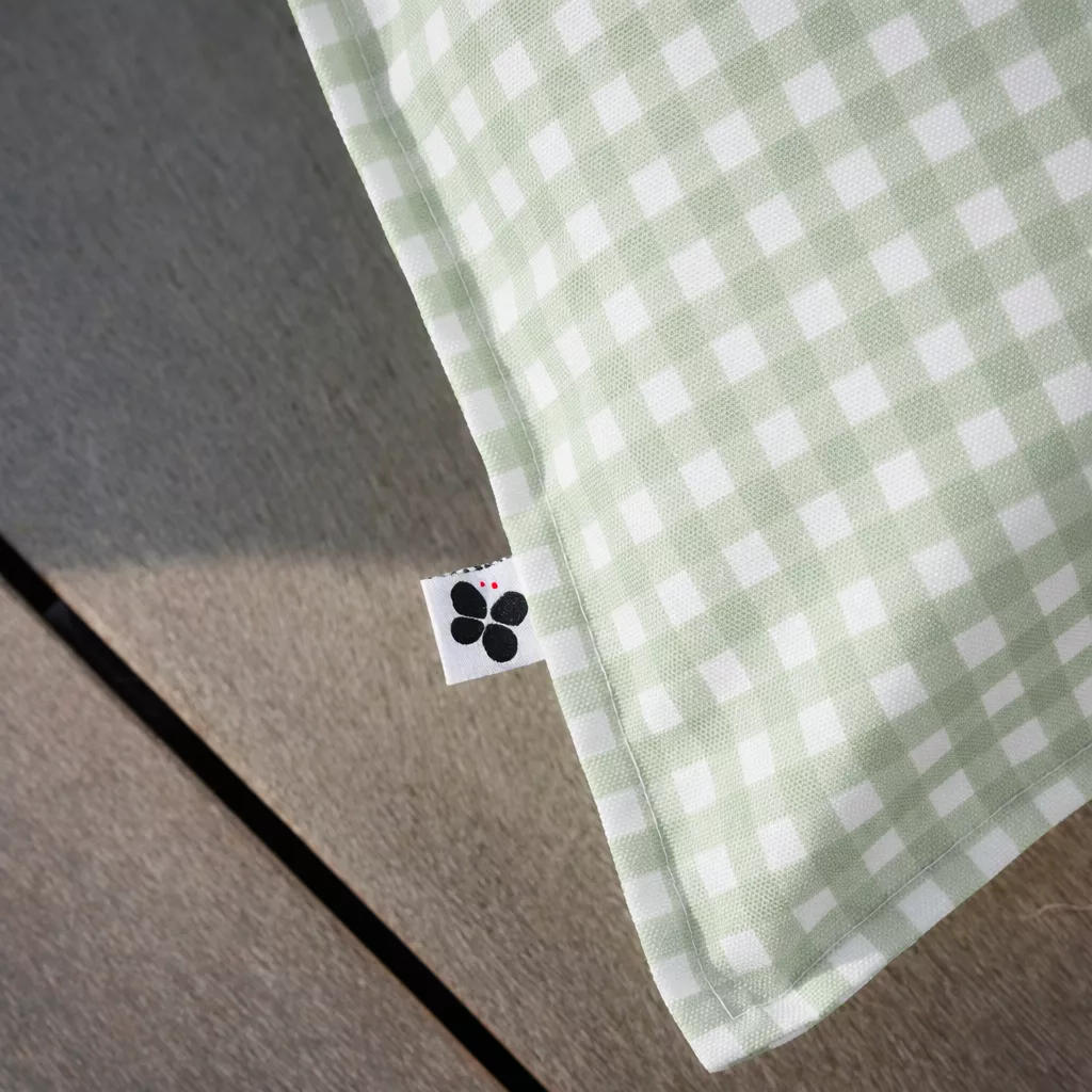 Funda de cojÃ­n exterior rectangular (40 x 60 cm) Vickie Verde eucalipto