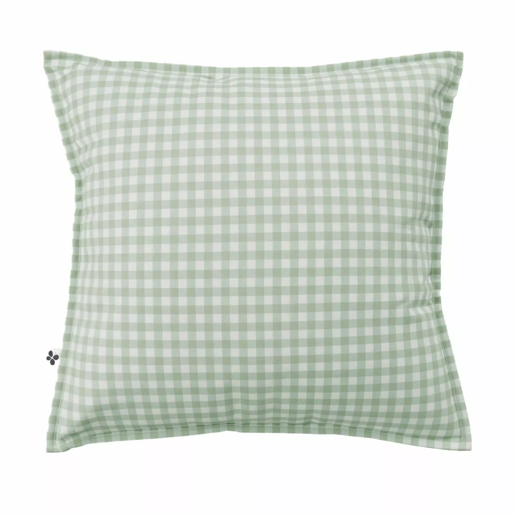 Housse de coussin extérieur carrée (45 x 45 cm) Vickie Vert eucalyptus