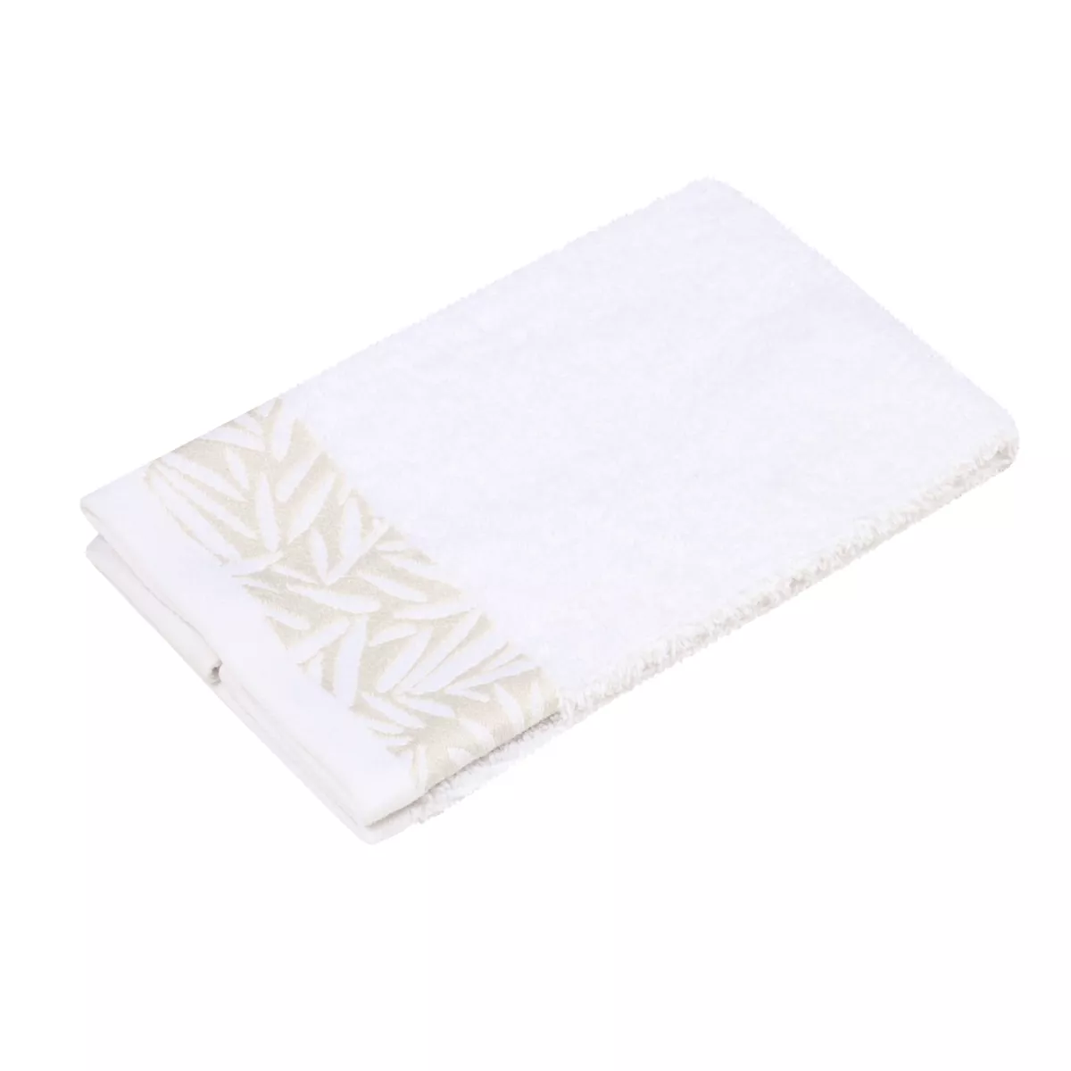 Badhanddoek van katoen (30 x 50 cm) Sora Wit