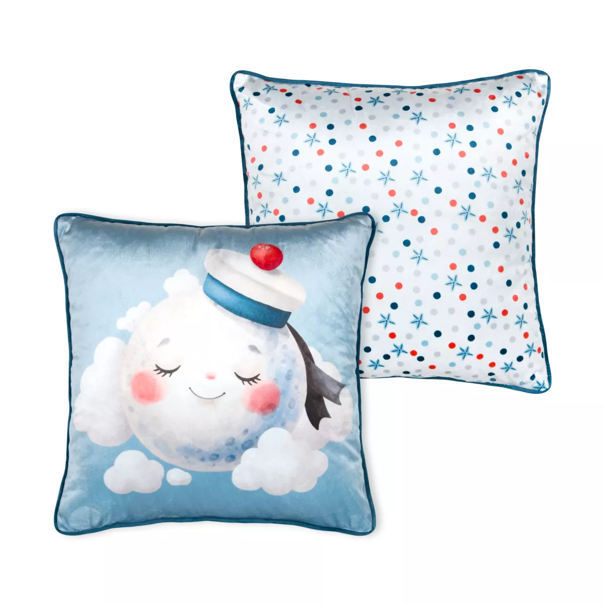 COUSSIN MOBY BLEU 40X40 CM