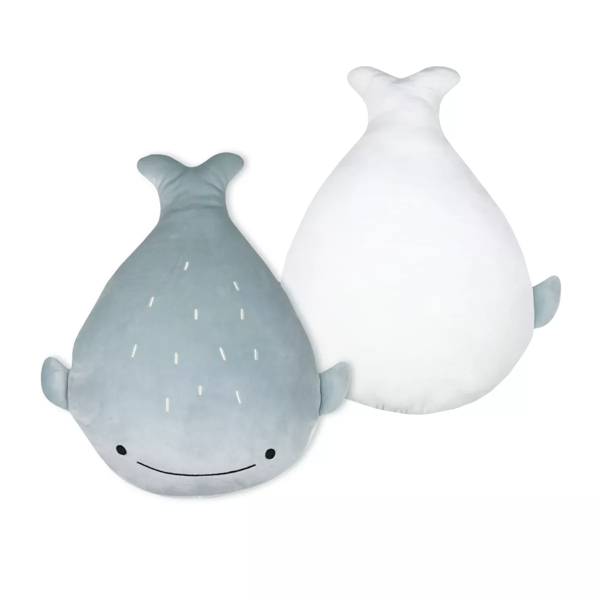 Cuscino squalo per bambini (30 x 40 cm) Moby Blu
