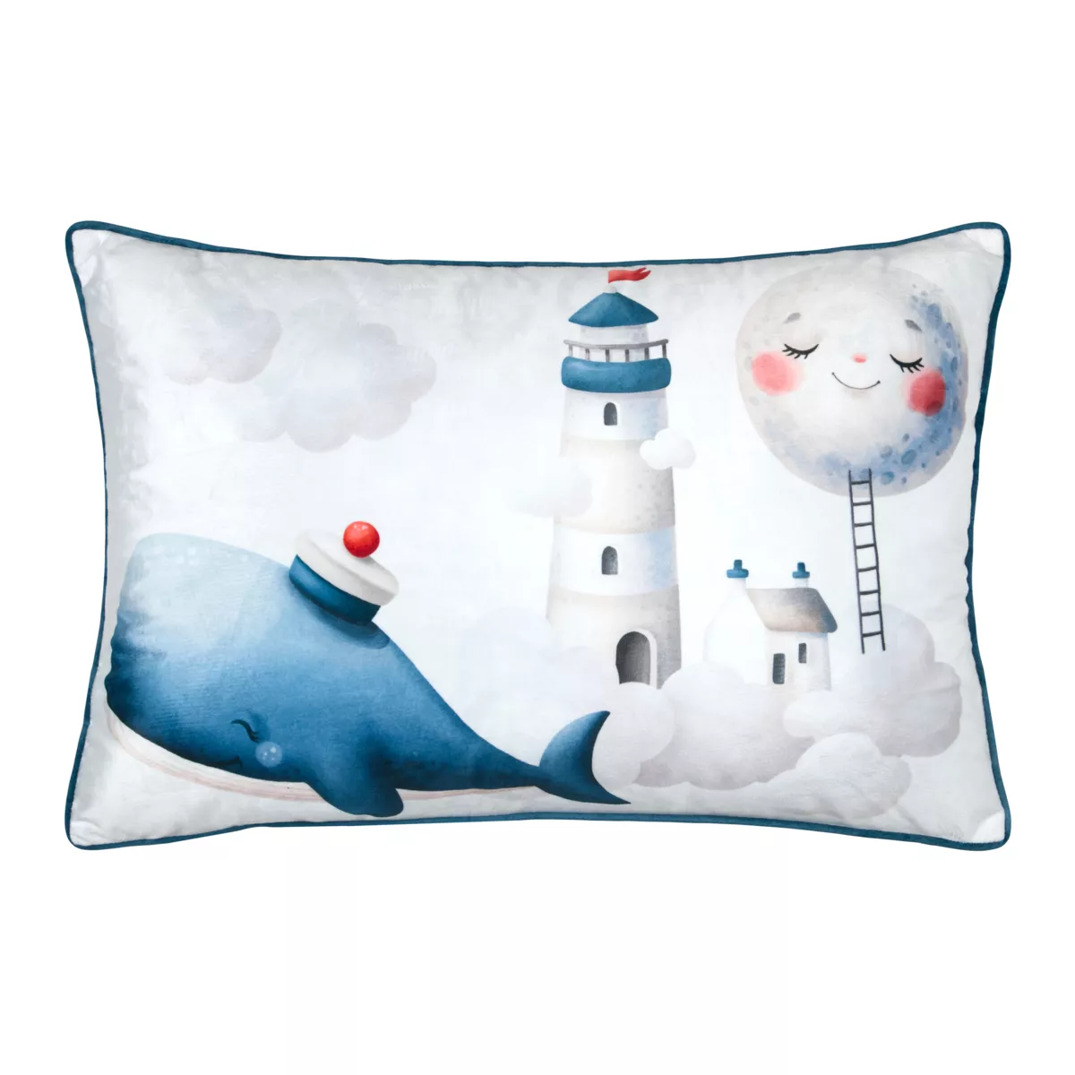 COUSSIN MOBY BLEU 40X60 CM