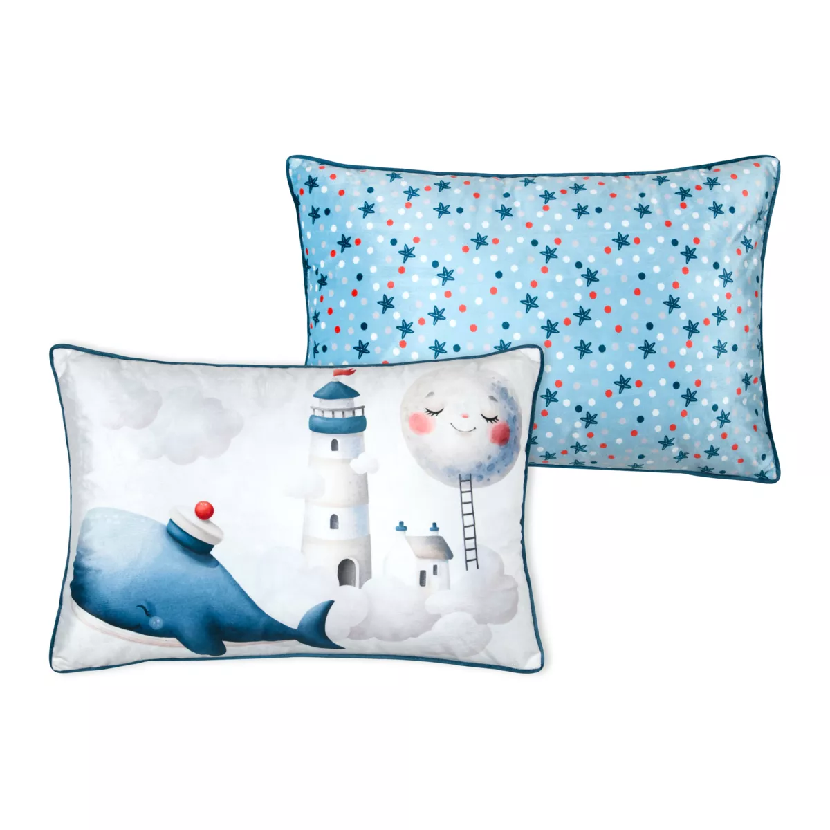COUSSIN MOBY BLEU 40X60 CM