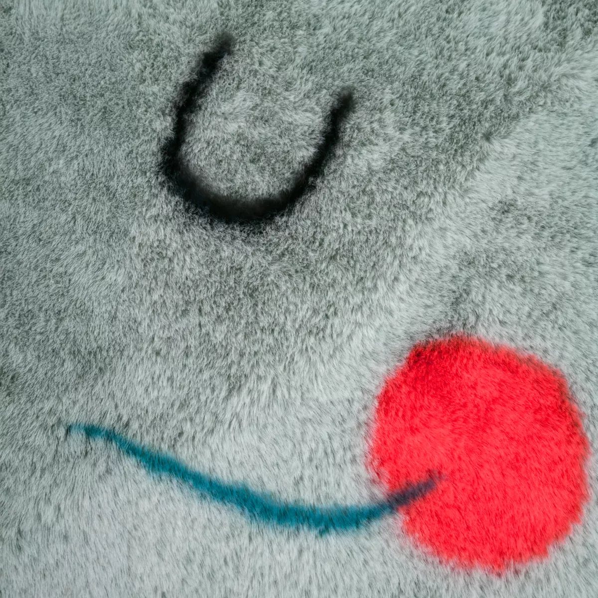 TAPIS MOBY BLEU 85X60 CM