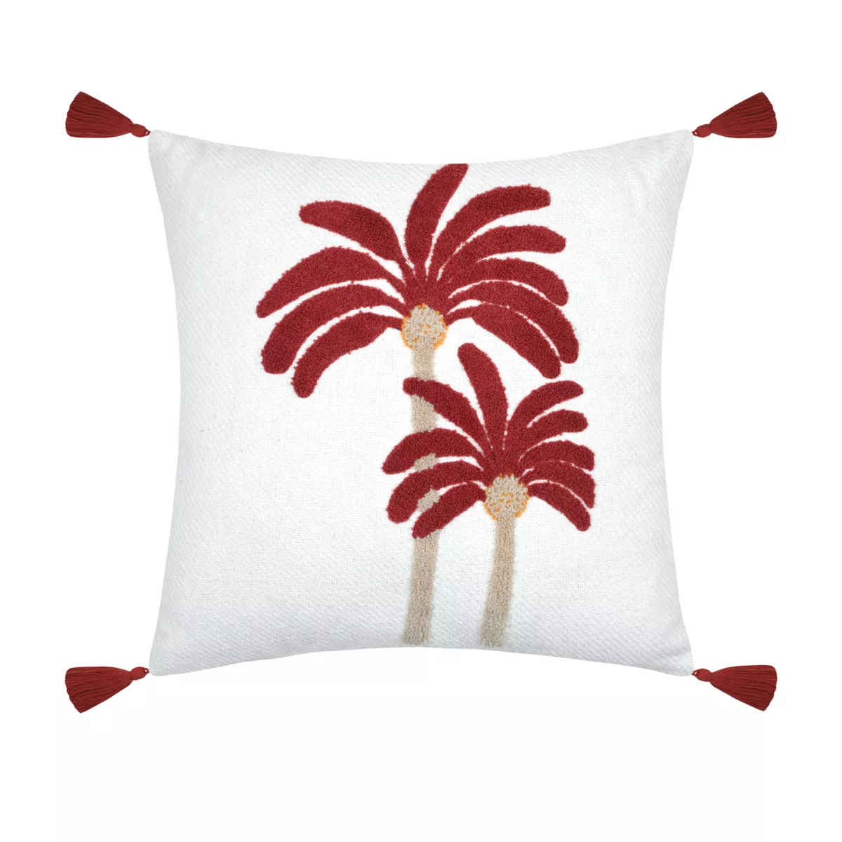 Coussin carré coton (45 x 45 cm) Maota Terracotta