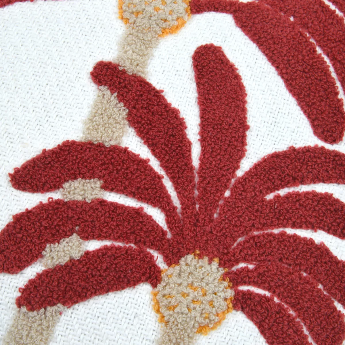 Coussin carré coton (45 x 45 cm) Maota Terracotta