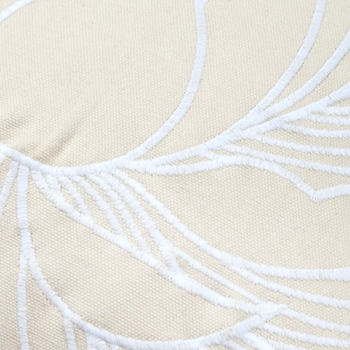 Cuscino quadrato in cotone (45 x 45 cm) Mekong Ecru