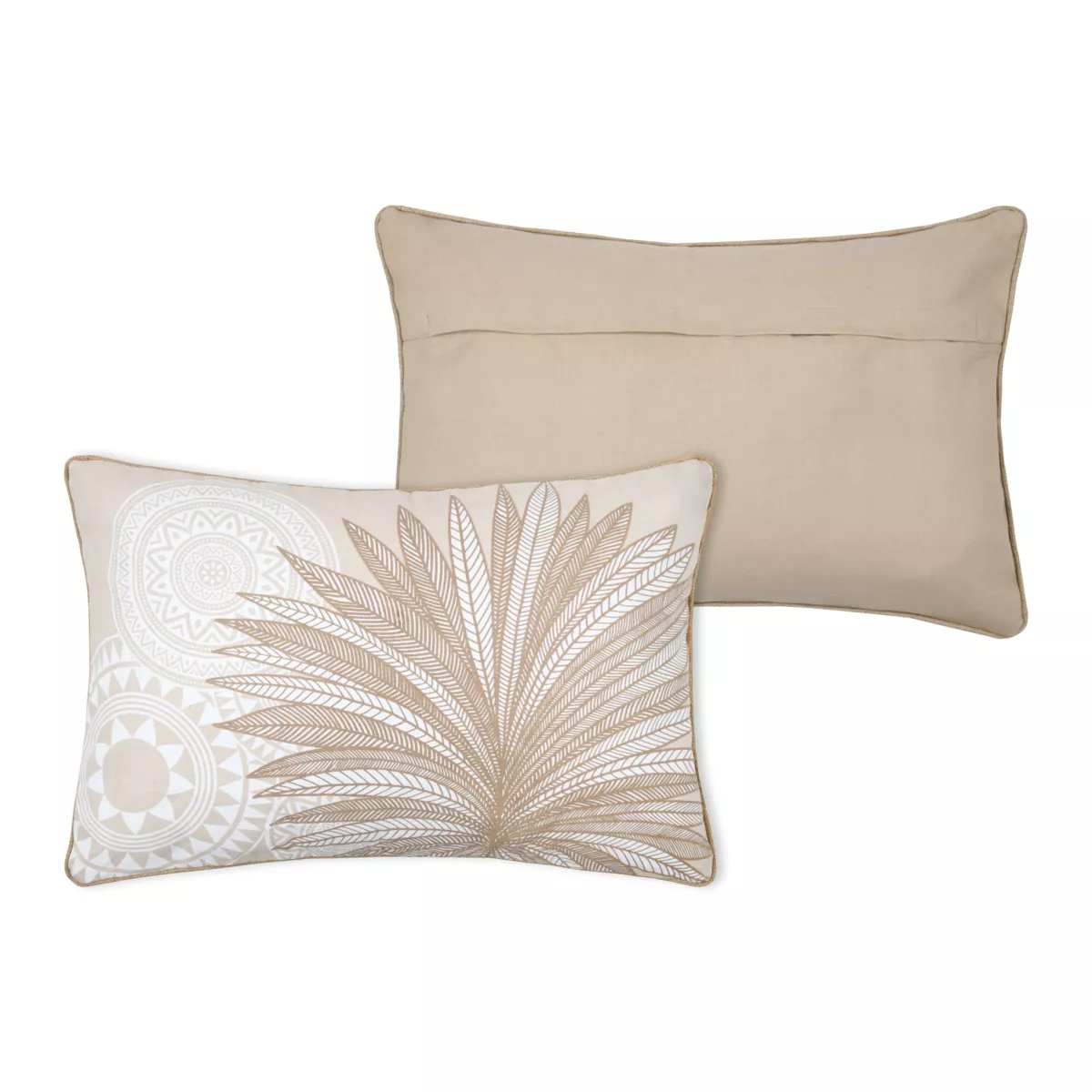 Cuscino Rettangolare in cotone (40 x 60 cm) Mekong Beige