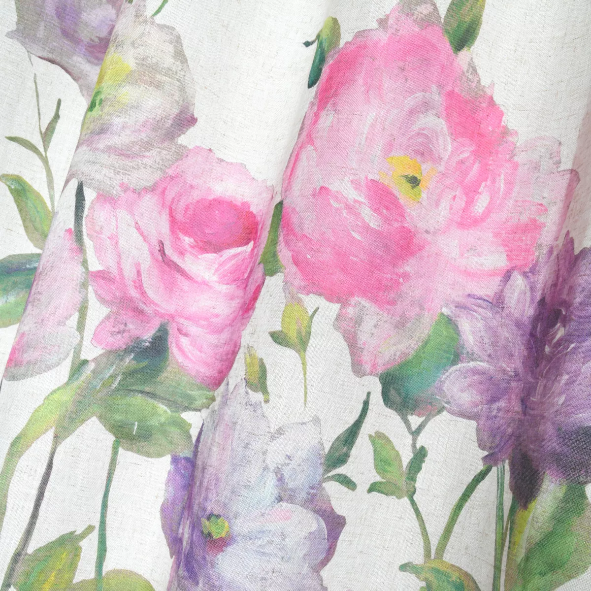 Tenda in cotone (140 x 260 cm) Rozaria Rosa