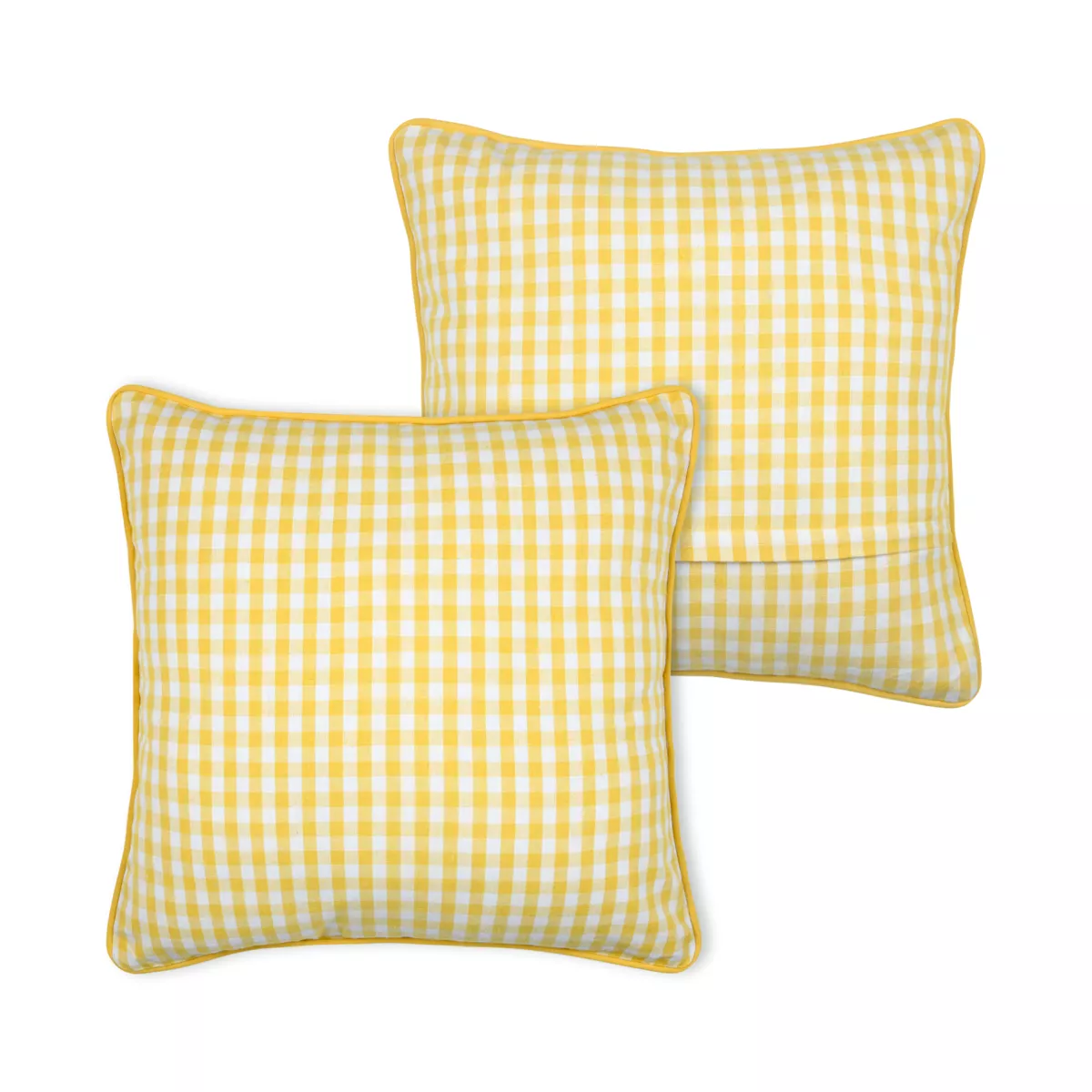 Coussin Carré coton (45 x 45 cm) Bardot Jaune