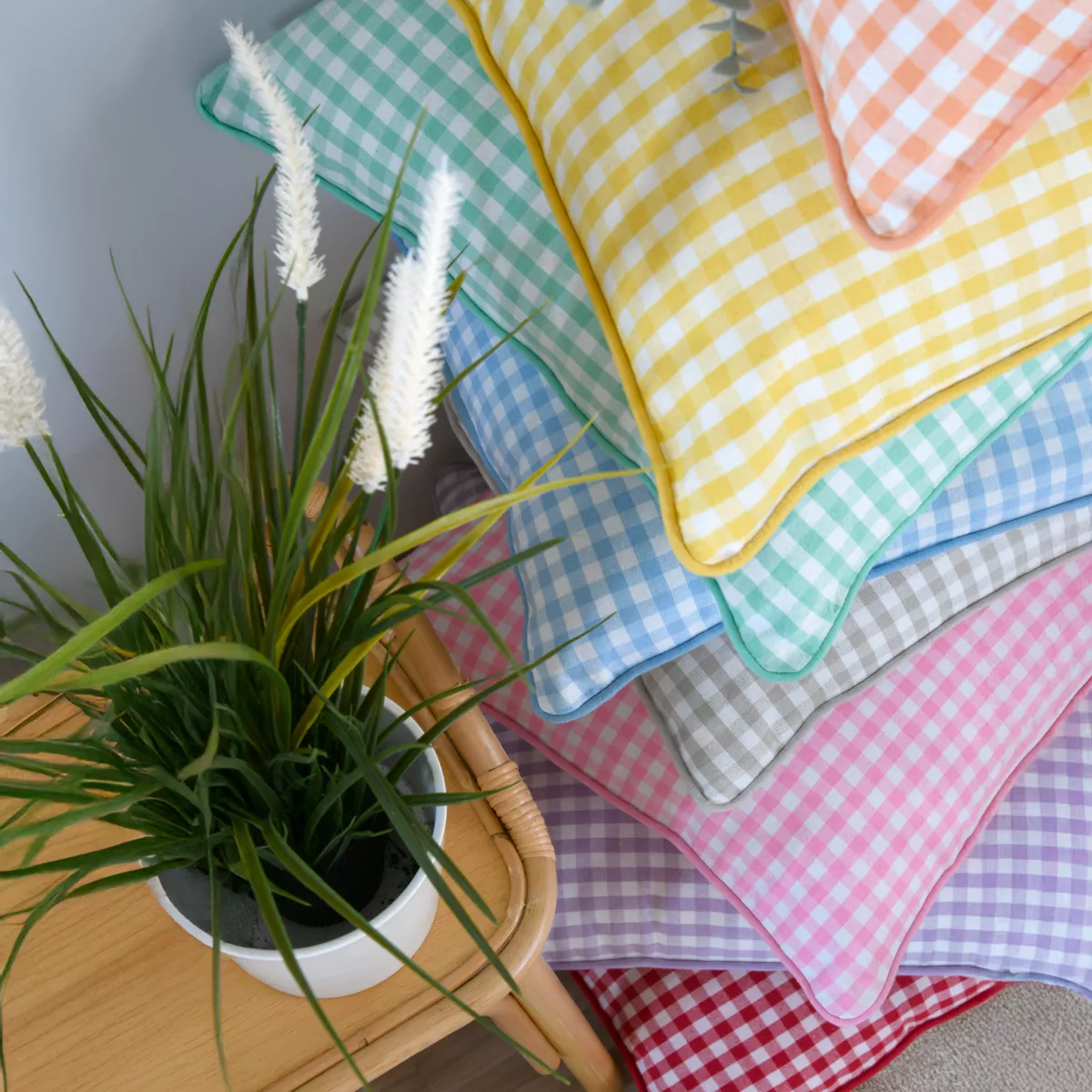 Coussin Carré coton (45 x 45 cm) Bardot Orange