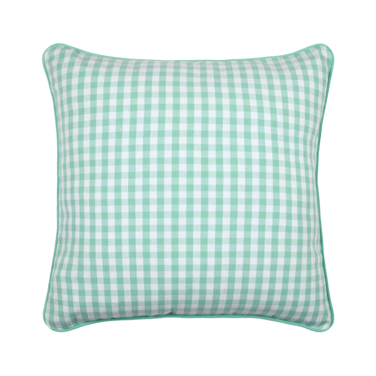 Coussin carré coton (45 x 45 cm) Bardot Vert menthe