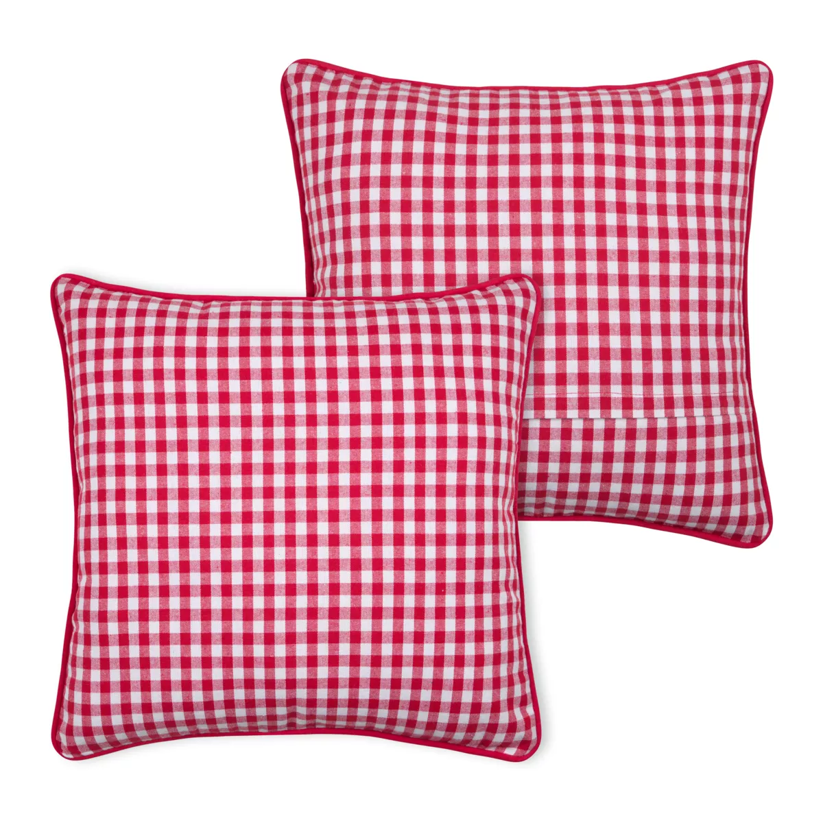 Cuscino quadrato in cotone (45 x 45 cm) Bardot Rosso