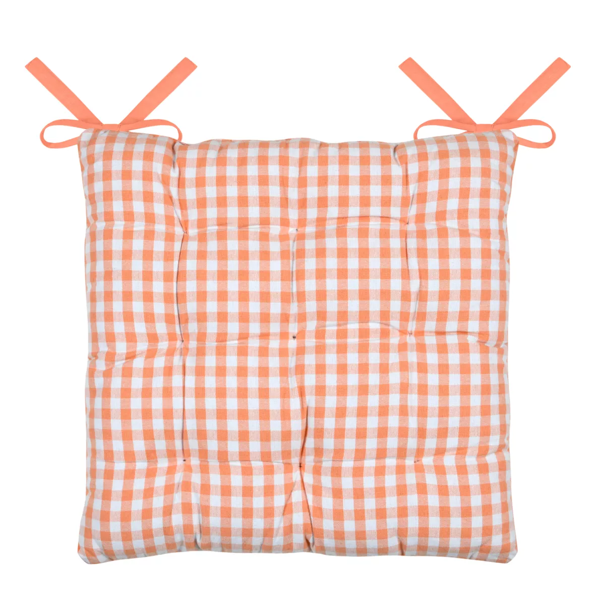 Cuscino per sedia quadrato in cotone (40 x 40 cm) Bardot Arancione