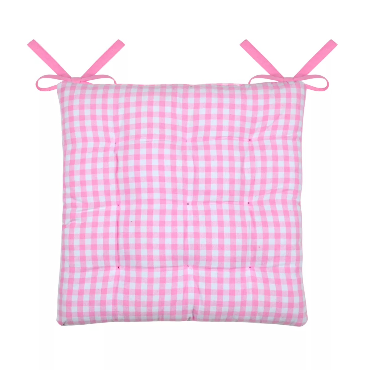 Coussin de chaise carré coton (40 x 40 cm) Bardot Rose