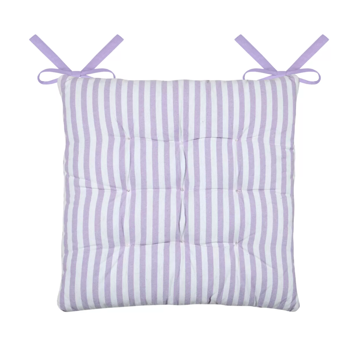 Coussin de chaise carré coton (40 x 40 cm) Bardot Violet