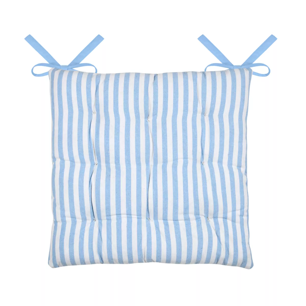 Cuscino per sedia quadrato in cotone (40 x 40 cm) Bardot Azzurro
