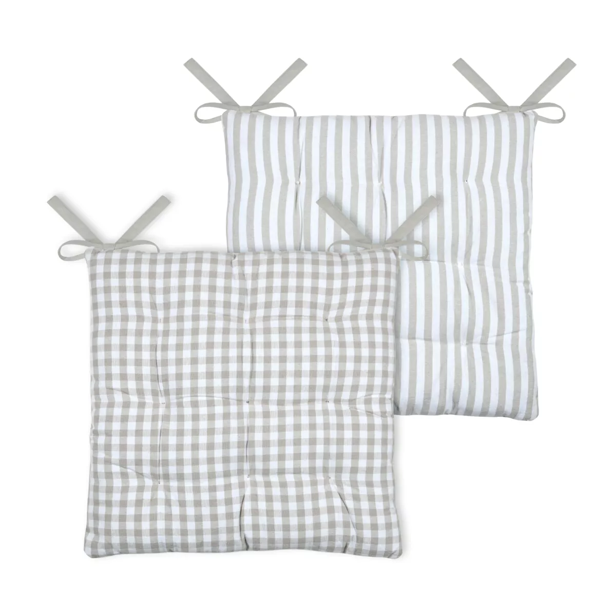 Coussin de chaise carré coton (40 x 40 cm) Bardot Beige