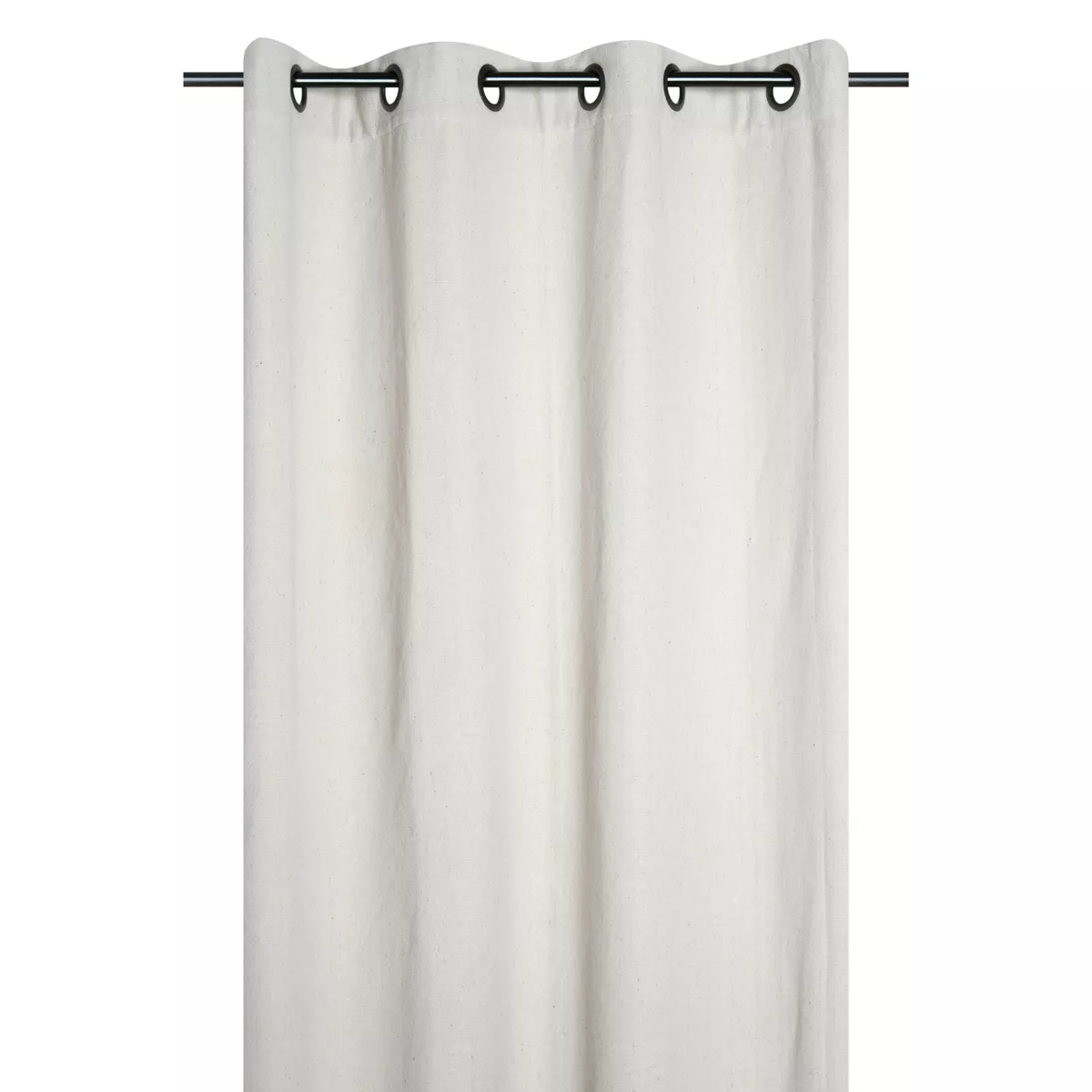 Tenda in cotone tessuto (140 x 260 cm) Monaco Ecru