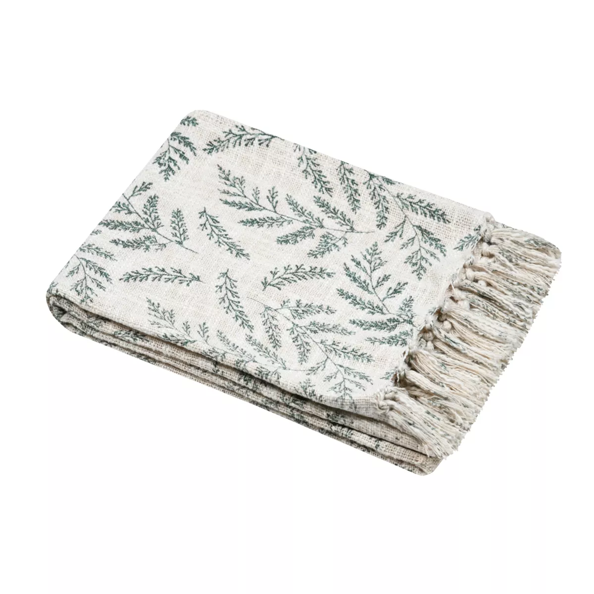 Plaid in cotone (125 x 150 cm) Antillia Verde