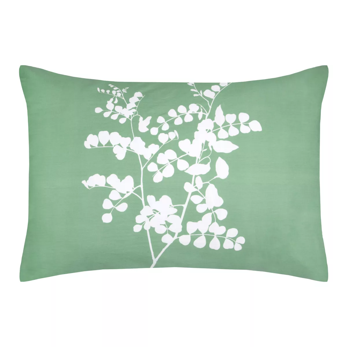 Federa per cuscino rettangolare in percalle (50 x 70 cm) Sylvana Verde