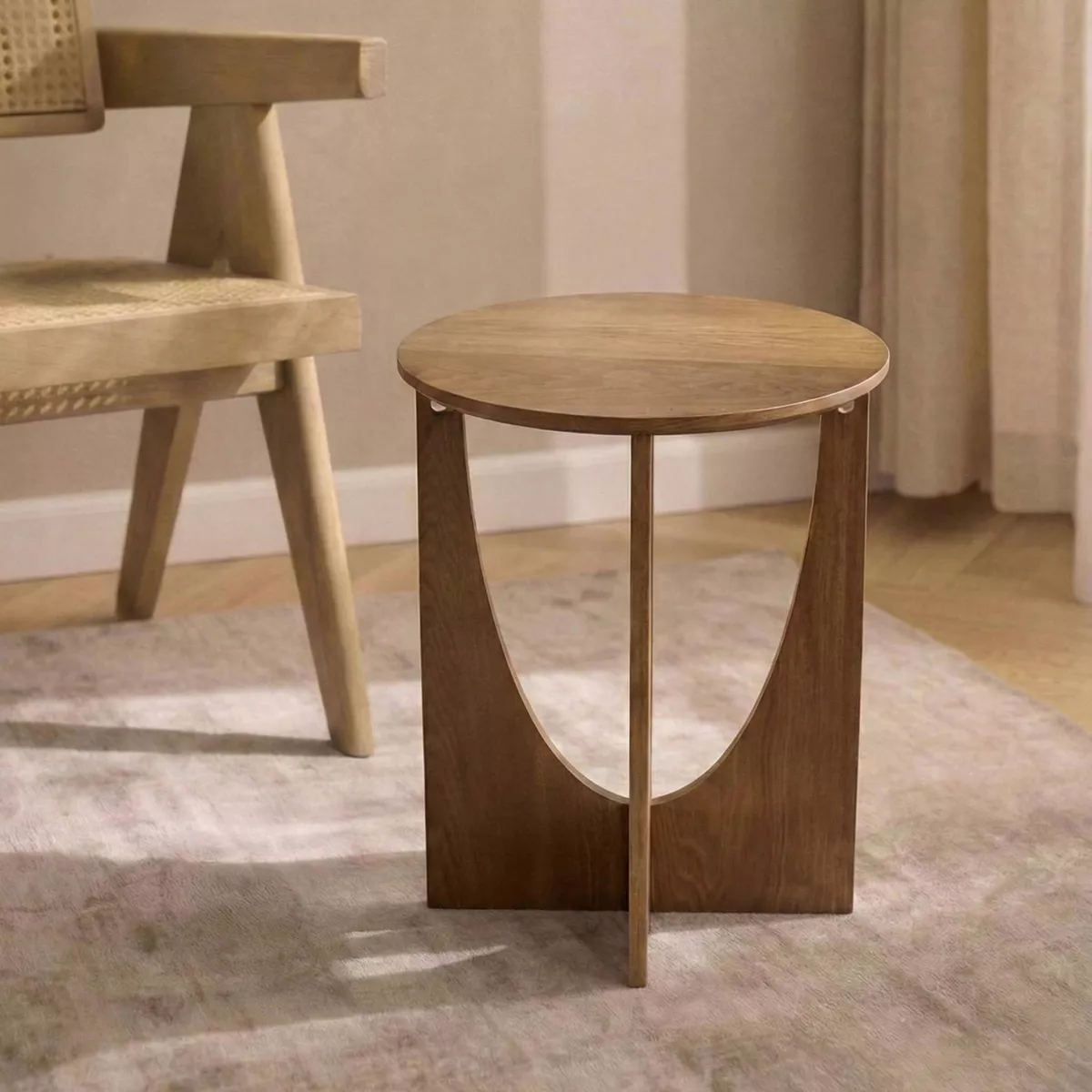 Holzhocker (H50 cm) Arcola Braun