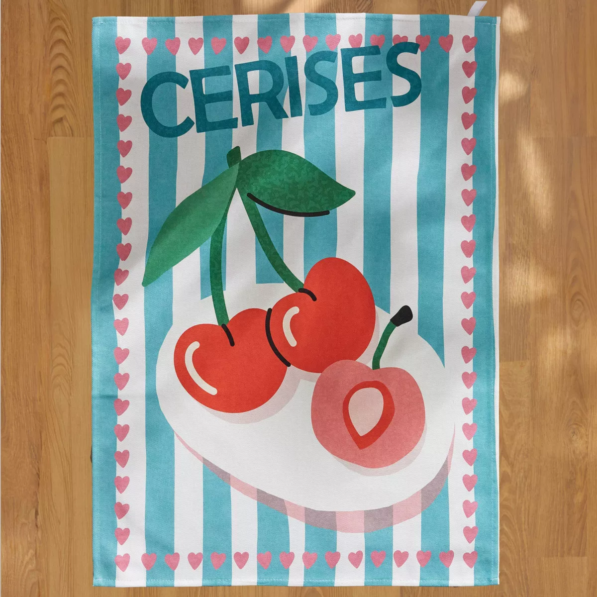 Lot de 3 torchons coton (50 x 70 cm) Tuttifrutti Multicolore